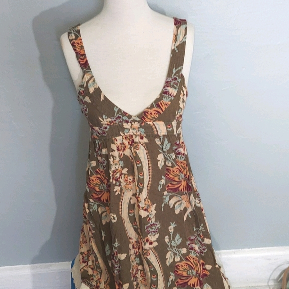 Free People dress floral empire waist 10 - Picture 8 of 13